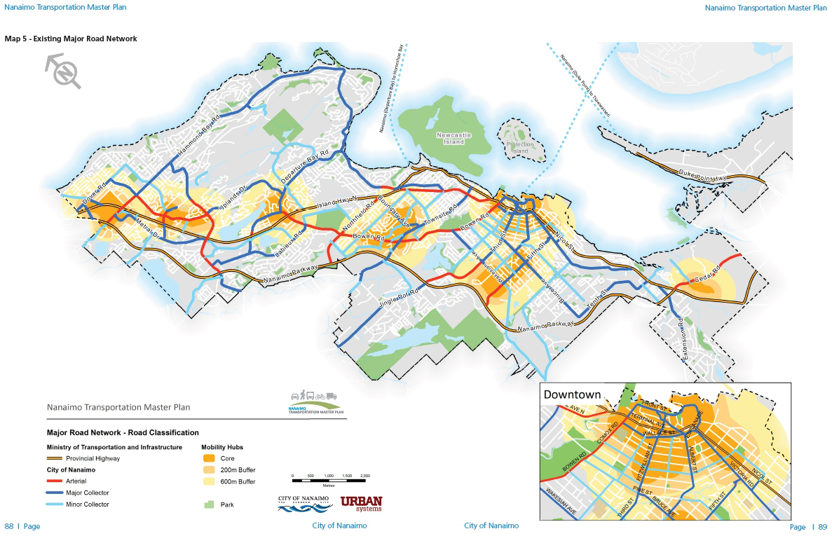 Existing Major Road Network